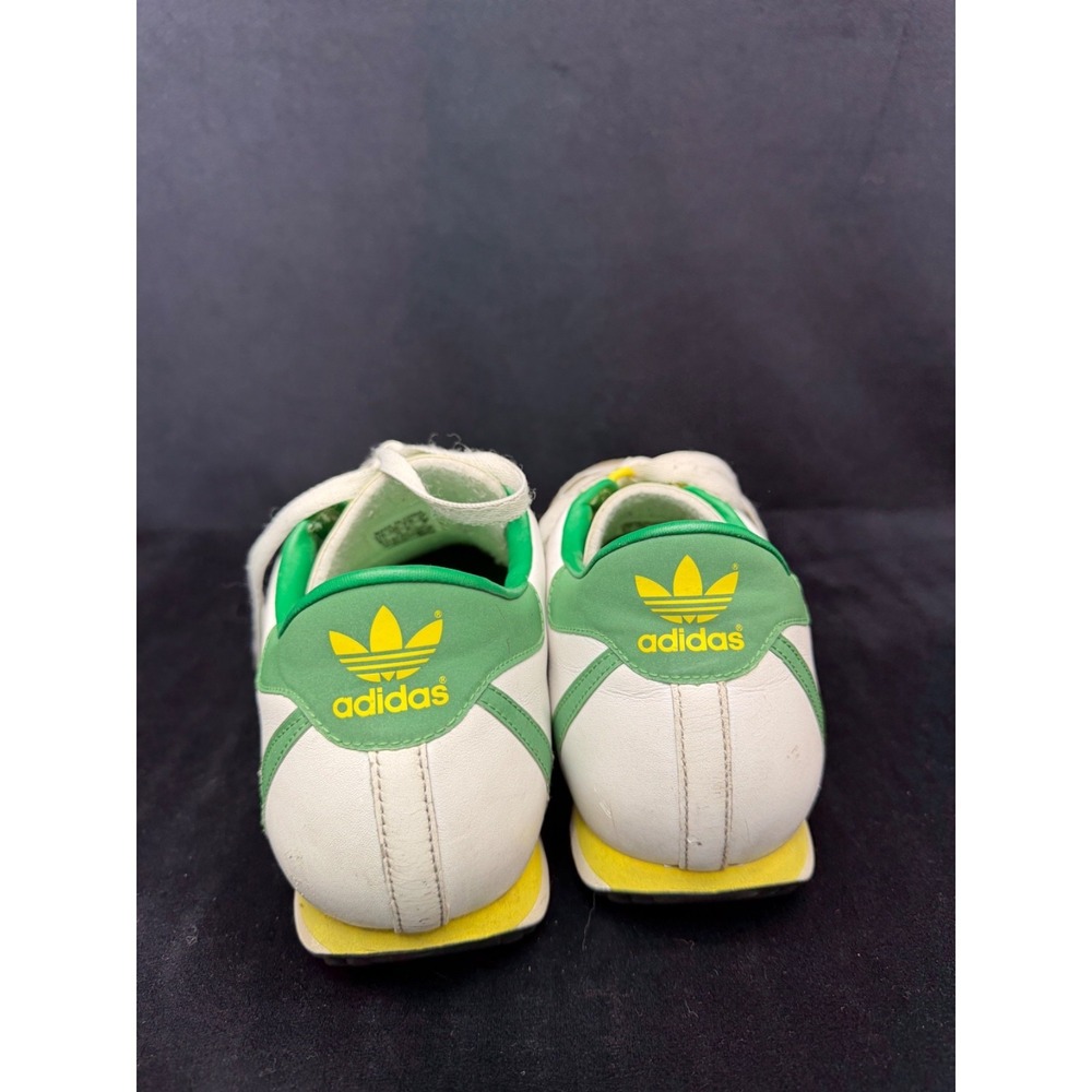 adidas Nite Jogger+ Sneaker Tennis Shoe Green/Yellow Low Profile Men's 10.5 - Picture 6 of 10